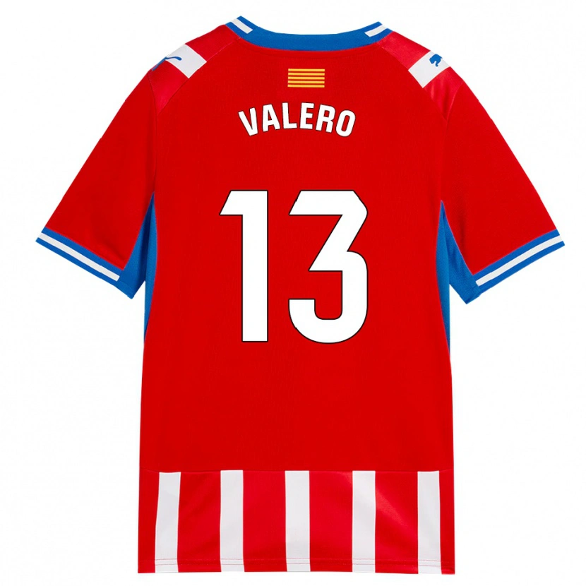 Danxen Homem Camisola Eliana Valero #13 Vermelho Branco Azul Céu Principal 2026/27 Camisa Brasil