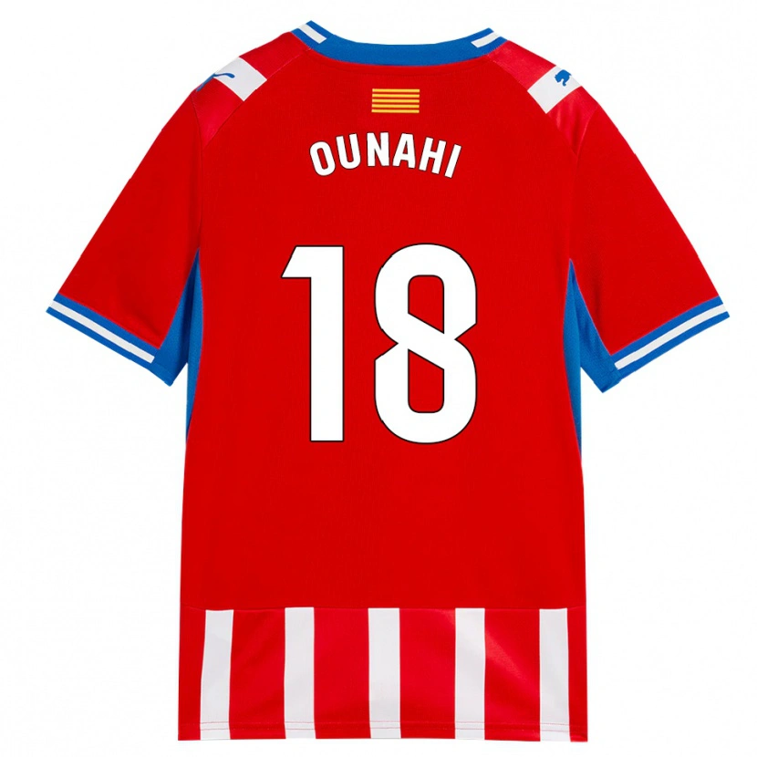 Danxen Homem Camisola Azzedine Ounahi #18 Vermelho Branco Azul Céu Principal 2026/27 Camisa Brasil