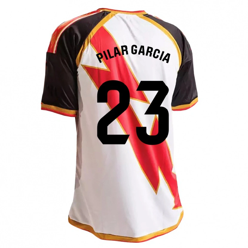 Danxen Homem Camisola María Pilar García Villalba #23 Preto Vermelho Branco Dourado Principal 2026/27 Camisa Brasil