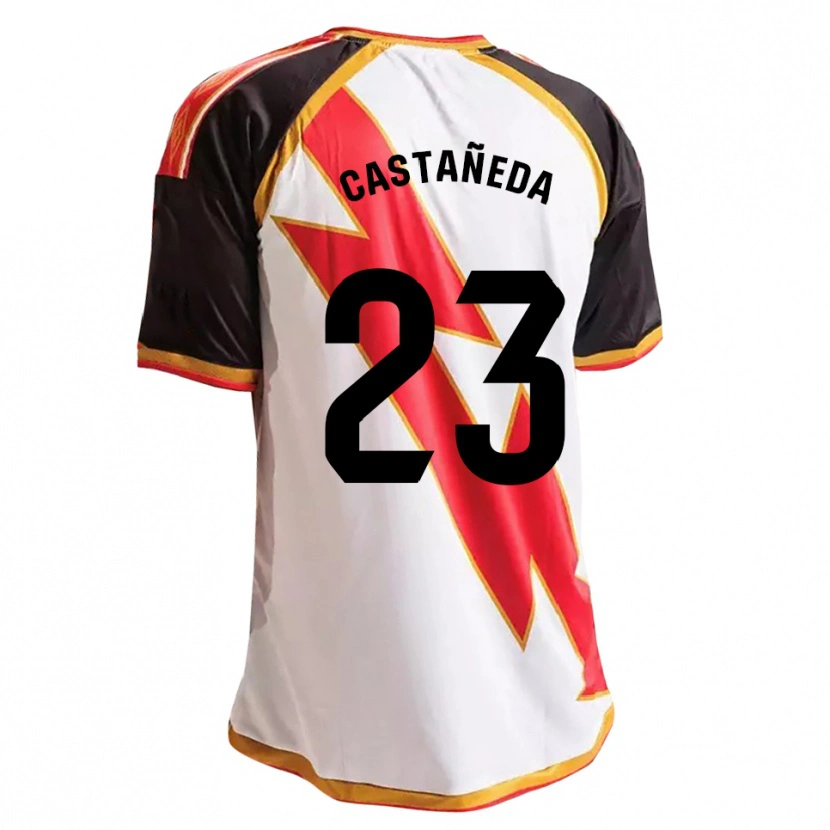 Danxen Homem Camisola Ana Sofía Castañeda Giraldo #23 Preto Vermelho Branco Dourado Principal 2026/27 Camisa Brasil