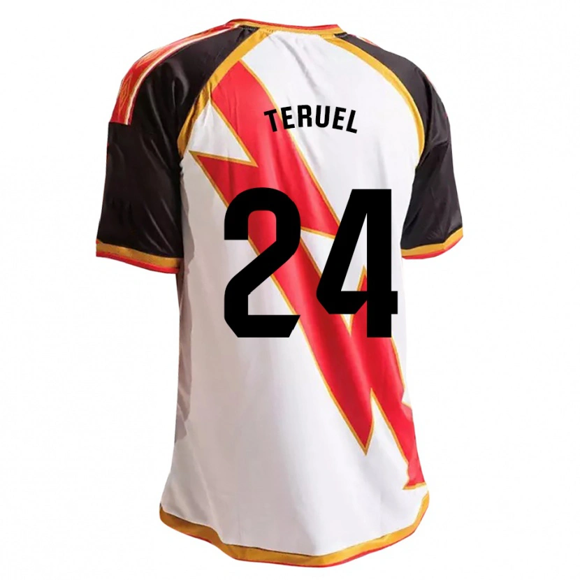 Danxen Homem Camisola Laura Teruel Montero #24 Preto Vermelho Branco Dourado Principal 2026/27 Camisa Brasil