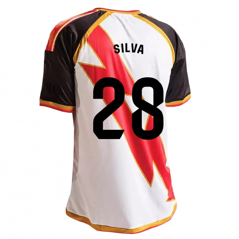 Danxen Homem Camisola Santiago Silva #28 Preto Vermelho Branco Dourado Principal 2026/27 Camisa Brasil
