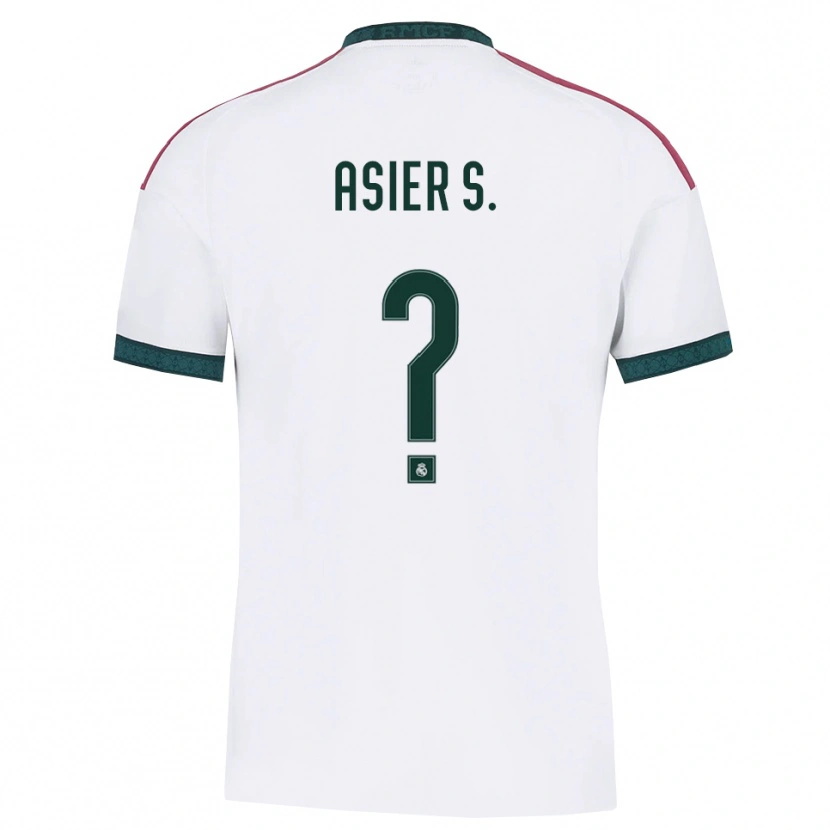 Danxen Homem Camisola Asier Sánchez #0 Verde Escuro Branco Vermelho Principal 2026/27 Camisa Brasil
