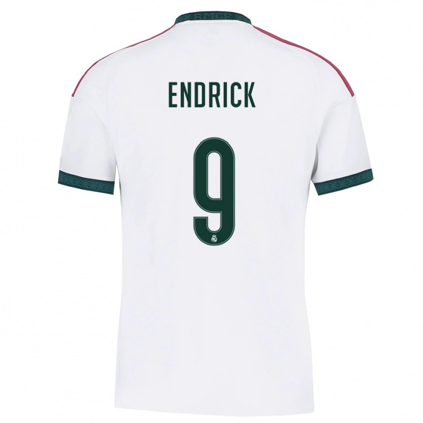 Danxen Homem Camisola Endrick Felipe Moreira De Sousa #9 Verde Escuro Branco Vermelho Principal 2026/27 Camisa Brasil