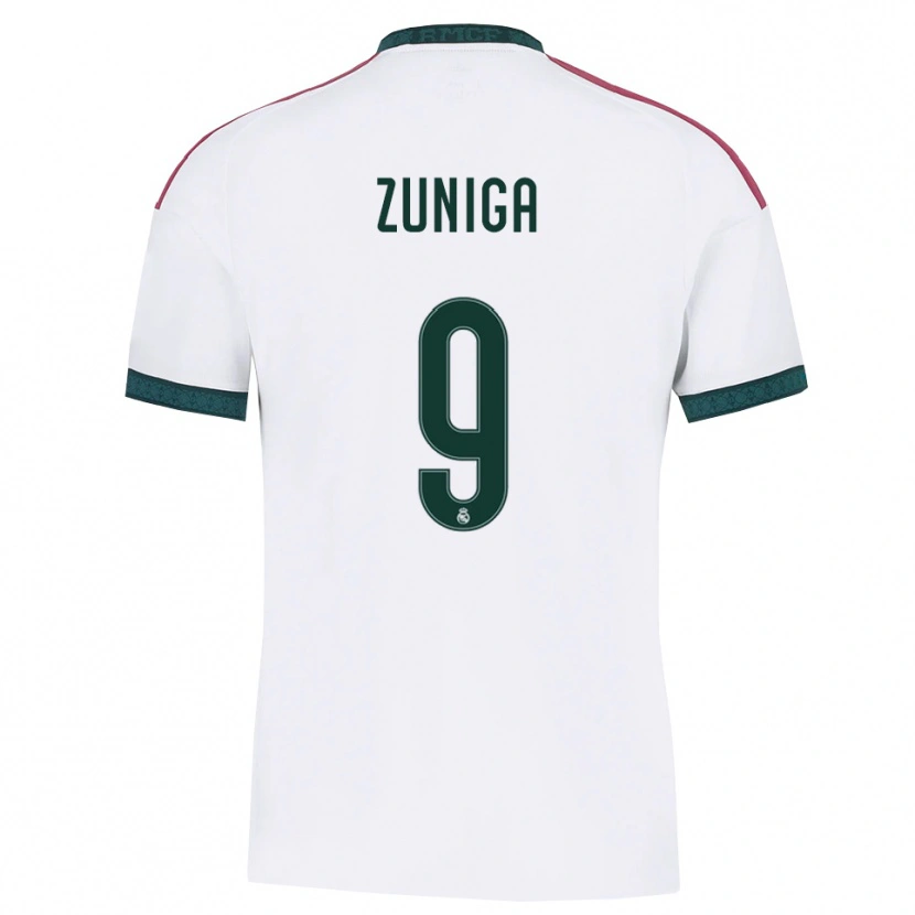 Danxen Homem Camisola Loren Zúñiga #9 Verde Escuro Branco Vermelho Principal 2026/27 Camisa Brasil