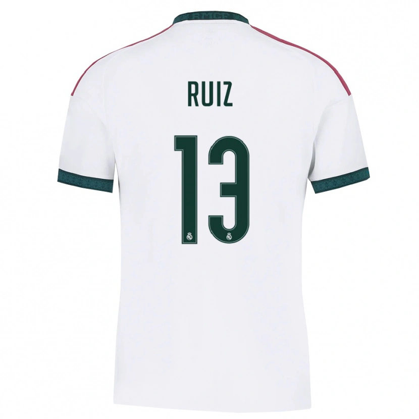 Danxen Homem Camisola Guillermo Ruiz #13 Verde Escuro Branco Vermelho Principal 2026/27 Camisa Brasil