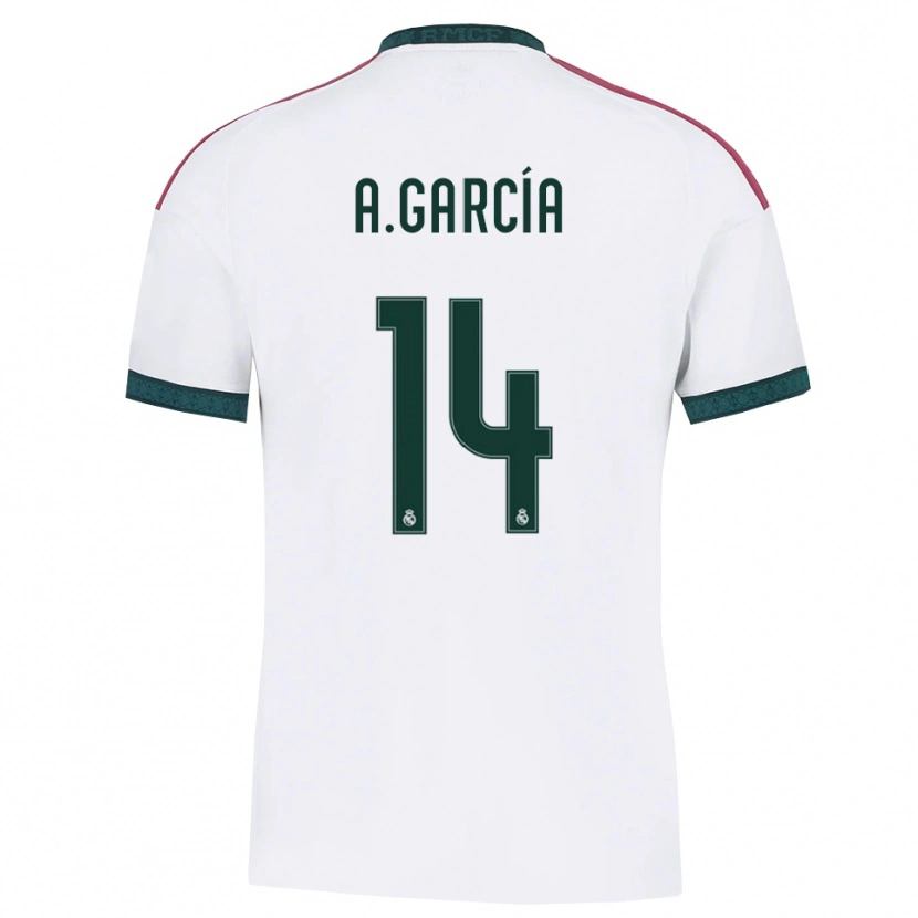 Danxen Homem Camisola Aimar García #14 Verde Escuro Branco Vermelho Principal 2026/27 Camisa Brasil