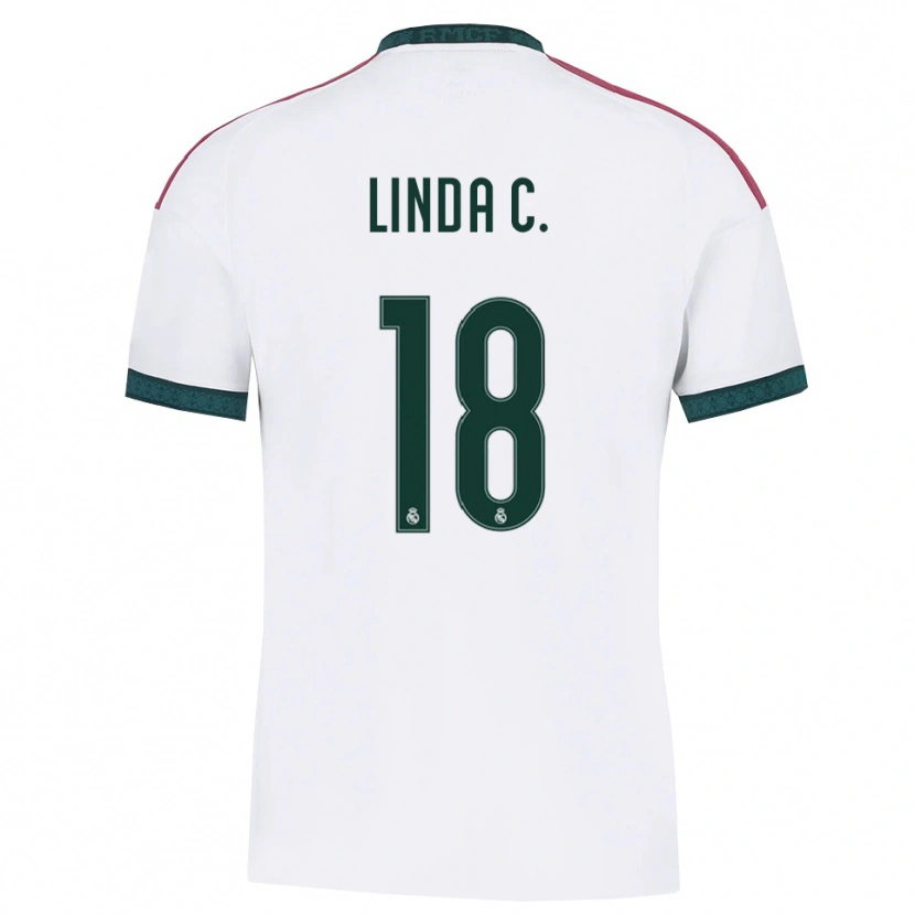 Danxen Homem Camisola Linda Caicedo #18 Verde Escuro Branco Vermelho Principal 2026/27 Camisa Brasil