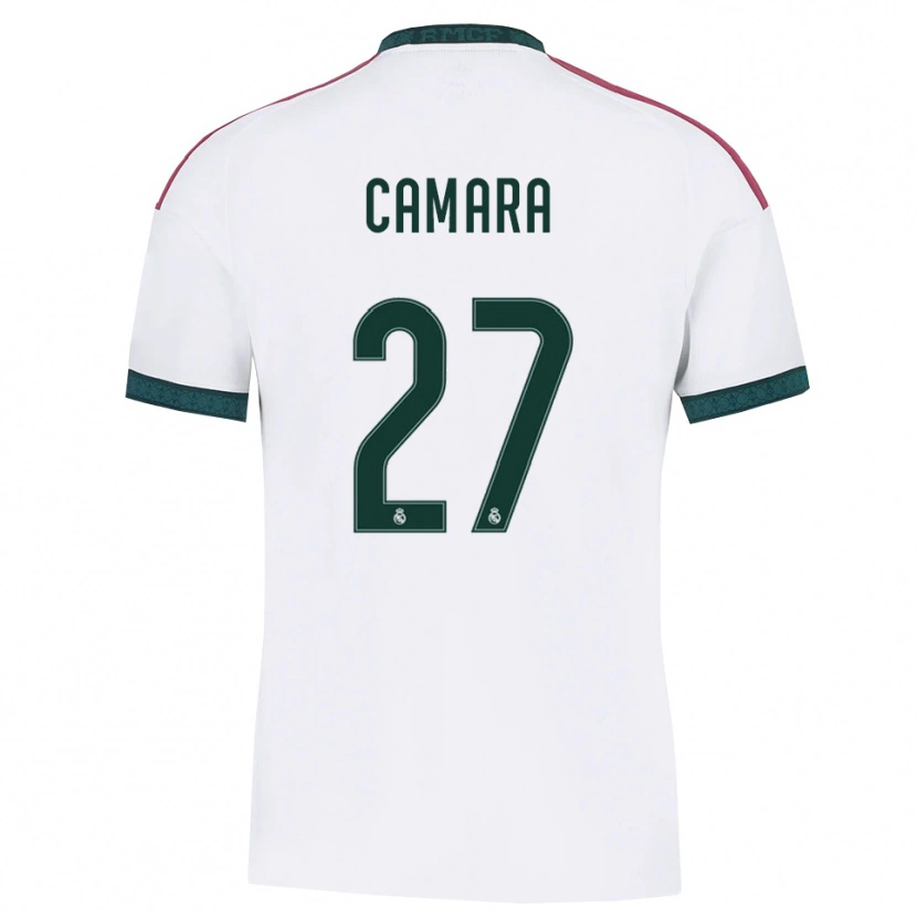 Danxen Homem Camisola Kalifa Camara #27 Verde Escuro Branco Vermelho Principal 2026/27 Camisa Brasil