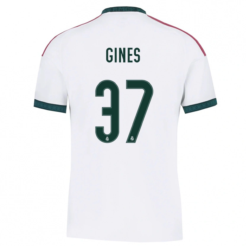Danxen Homem Camisola Álvaro Ginés #37 Verde Escuro Branco Vermelho Principal 2026/27 Camisa Brasil