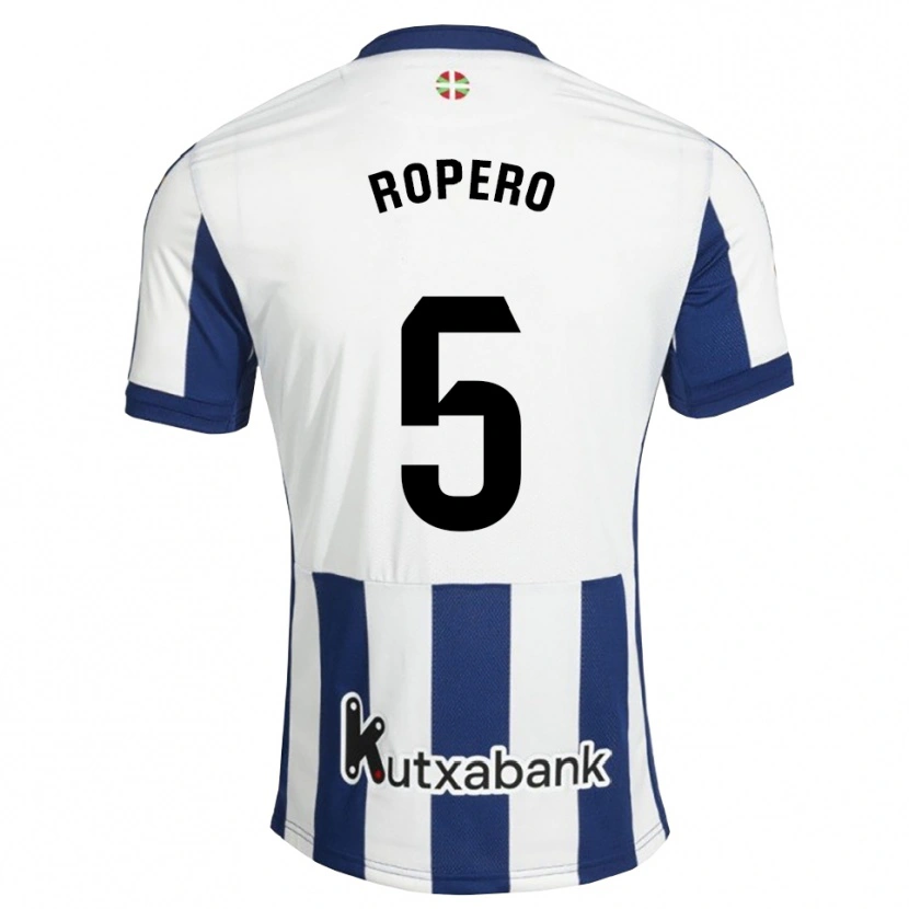 Danxen Homem Camisola Iker Ropero #5 Azul Marinho Branco Dourado Principal 2026/27 Camisa Brasil