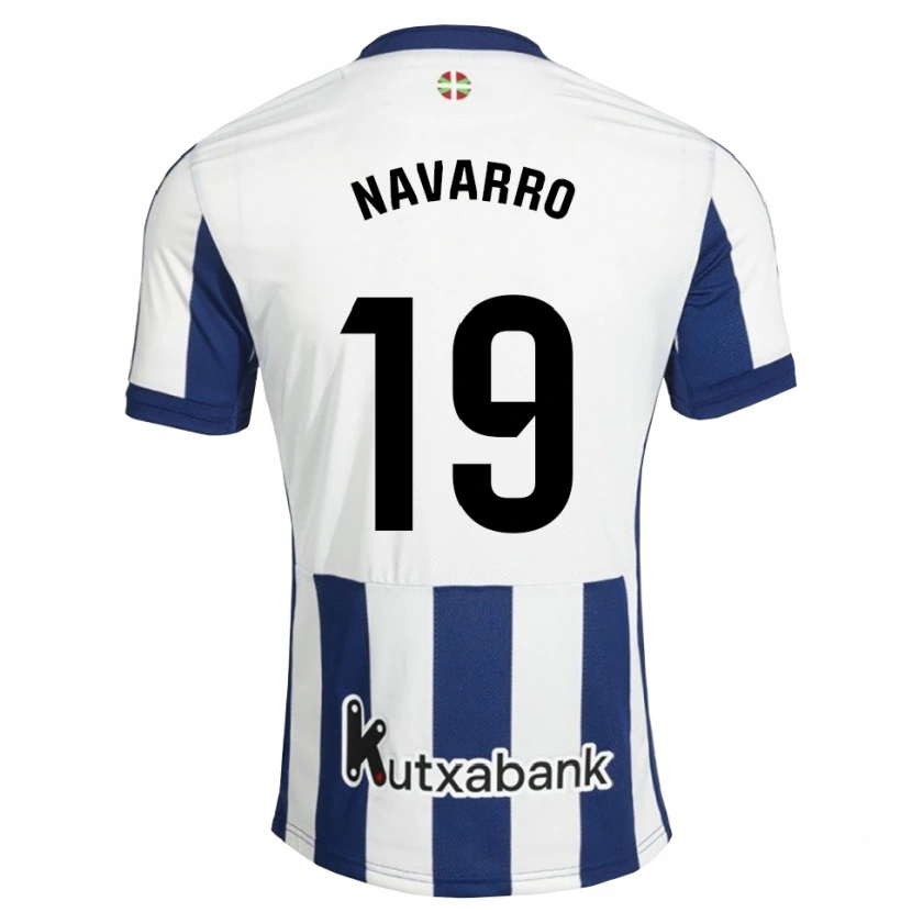 Danxen Homem Camisola Lorena Navarro #19 Azul Marinho Branco Dourado Principal 2026/27 Camisa Brasil