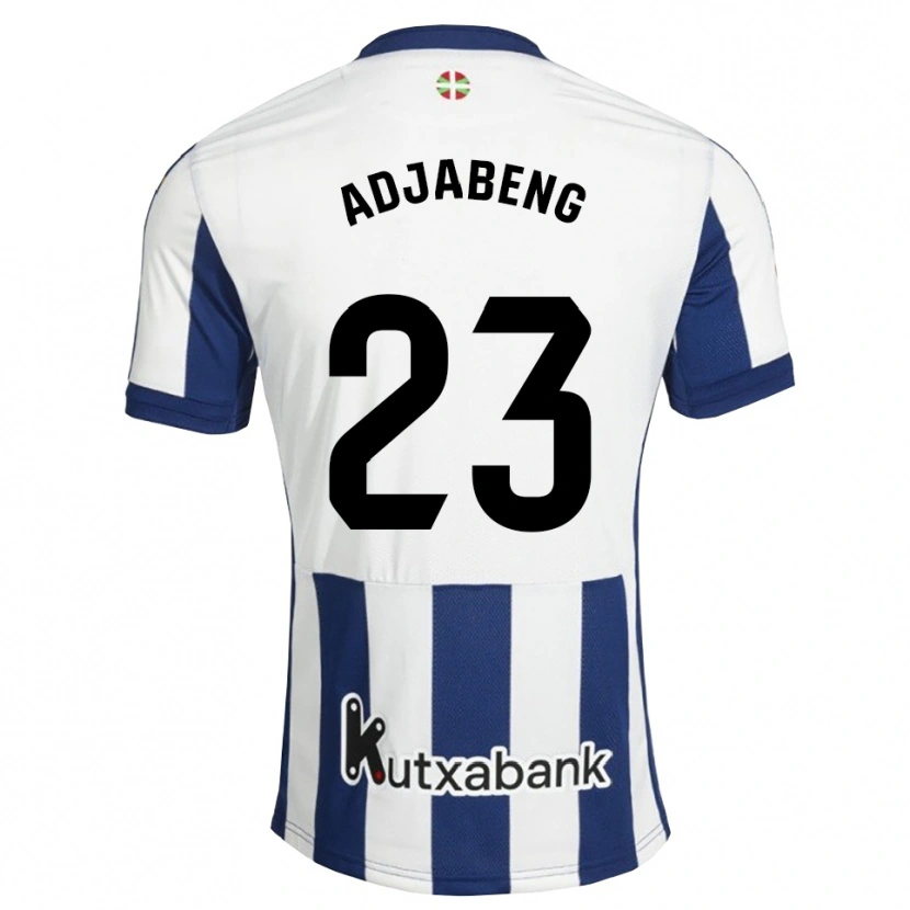 Danxen Homem Camisola Andrews Adjabeng #23 Azul Marinho Branco Dourado Principal 2026/27 Camisa Brasil