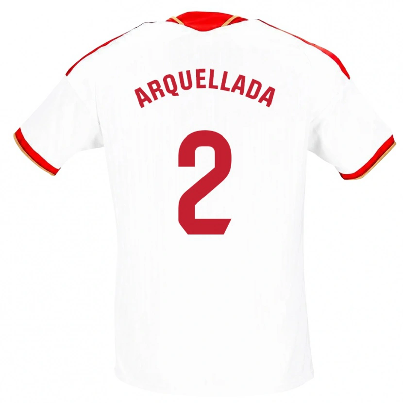 Danxen Homem Camisola Álvaro Arquellada #2 Branco Vermelho Principal 2026/27 Camisa Brasil