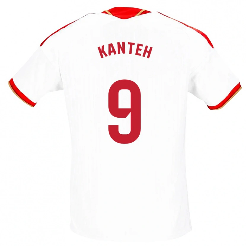 Danxen Homem Camisola Fatoumata Kanteh I Cham #9 Branco Vermelho Principal 2026/27 Camisa Brasil