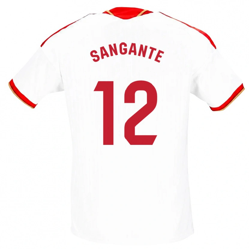 Danxen Homem Camisola Arouna Sangante #12 Branco Vermelho Principal 2026/27 Camisa Brasil