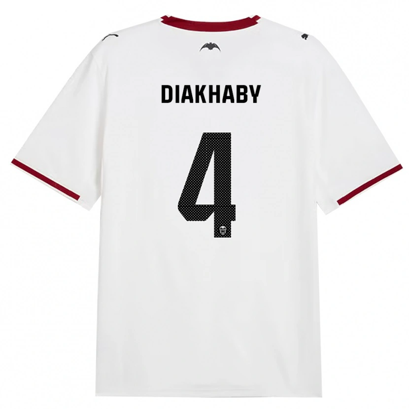 Danxen Homem Camisola Mouctar Diakhaby #4 Preto Branco Vermelho Amarelo Principal 2026/27 Camisa Brasil