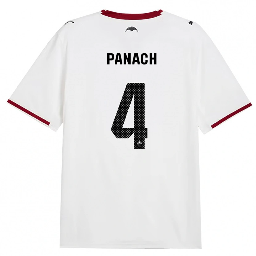 Danxen Homem Camisola Alejandro Panach #4 Preto Branco Vermelho Amarelo Principal 2026/27 Camisa Brasil