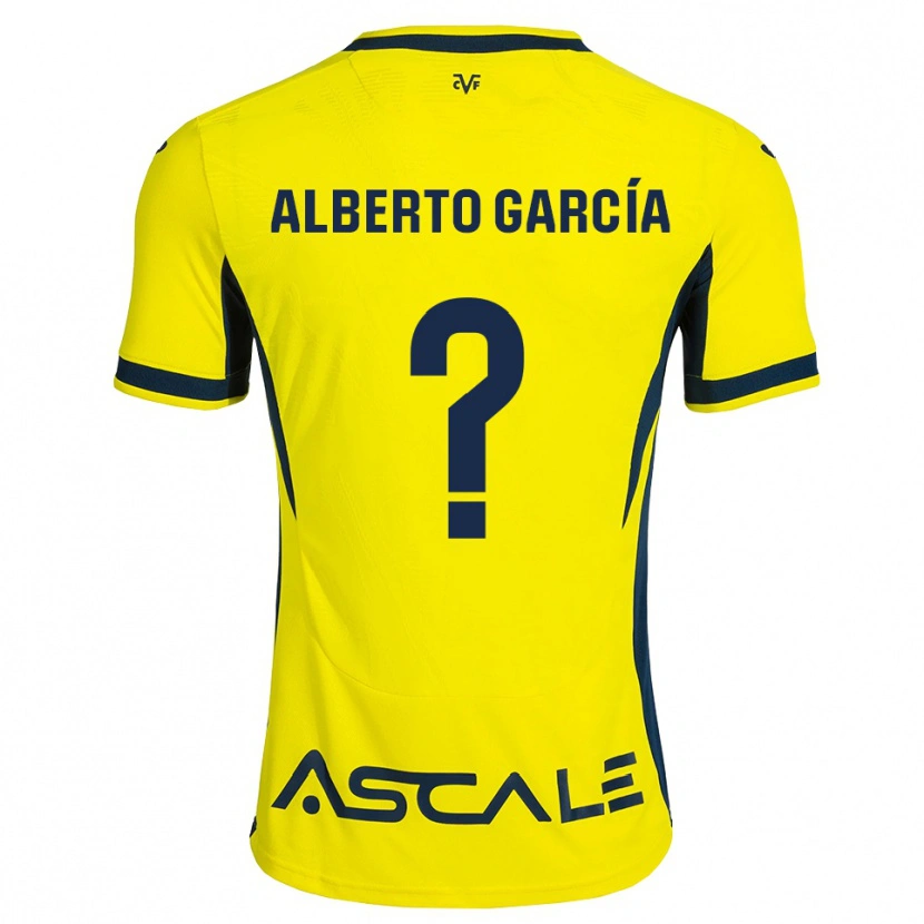 Danxen Homem Camisola Alberto García #0 Amarelo Preto Vermelho Principal 2026/27 Camisa Brasil