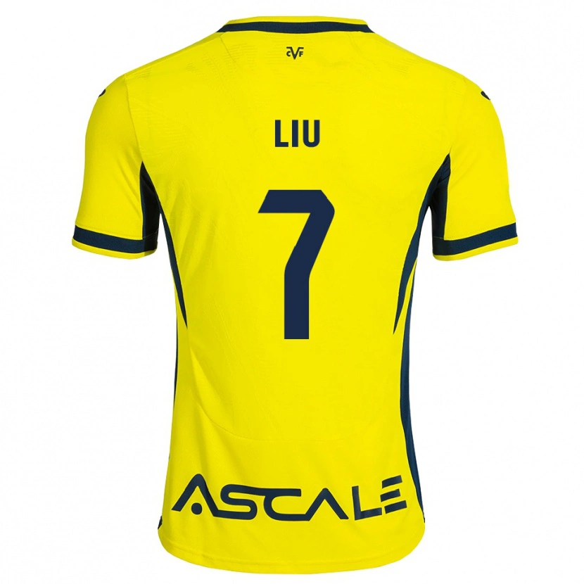 Danxen Homem Camisola Kaiyuan Liu #7 Amarelo Preto Vermelho Principal 2026/27 Camisa Brasil