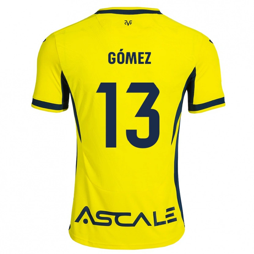 Danxen Homem Camisola Rubén Gómez #13 Amarelo Preto Vermelho Principal 2026/27 Camisa Brasil