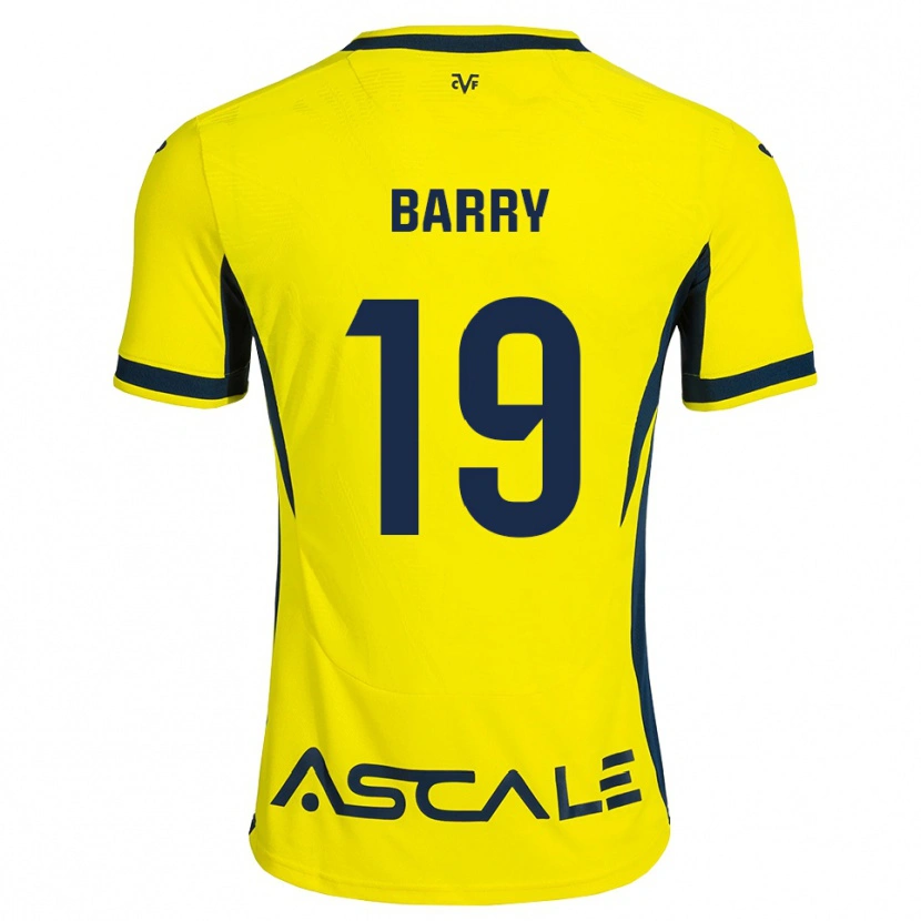 Danxen Homem Camisola Mahamoud Barry #19 Amarelo Preto Vermelho Principal 2026/27 Camisa Brasil