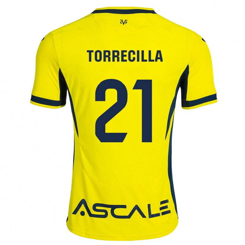 Danxen Homem Camisola Virginia Torrecilla #21 Amarelo Preto Vermelho Principal 2026/27 Camisa Brasil