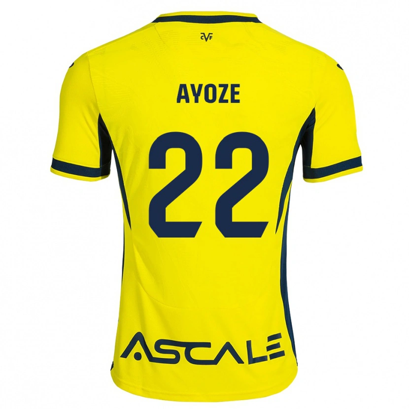 Danxen Homem Camisola Ayoze Pérez #22 Amarelo Preto Vermelho Principal 2026/27 Camisa Brasil