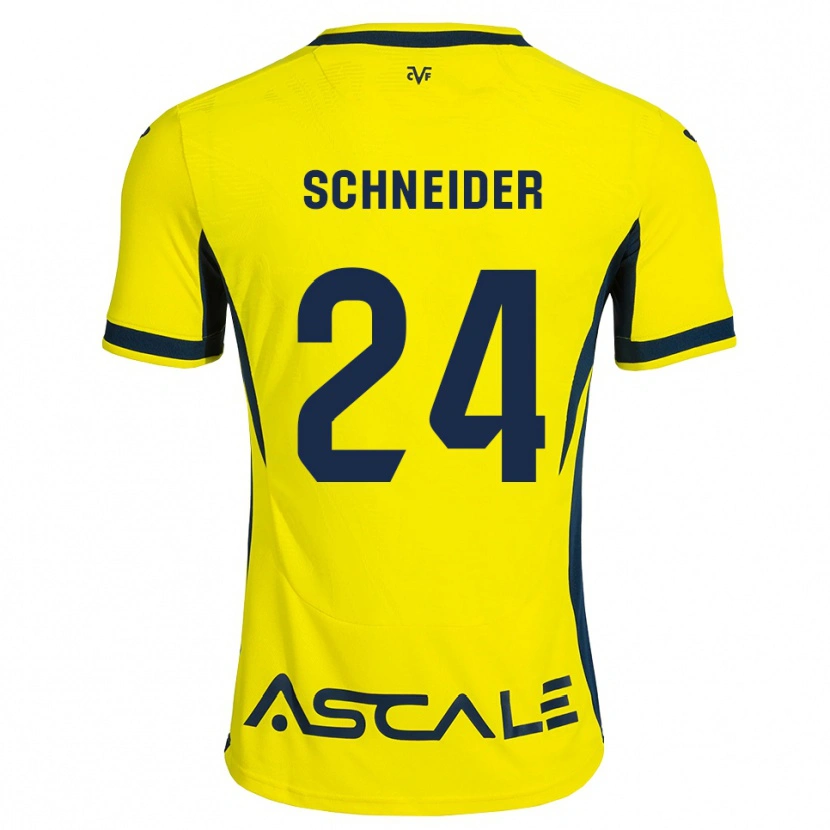 Danxen Homem Camisola Ben Schneider #24 Amarelo Preto Vermelho Principal 2026/27 Camisa Brasil