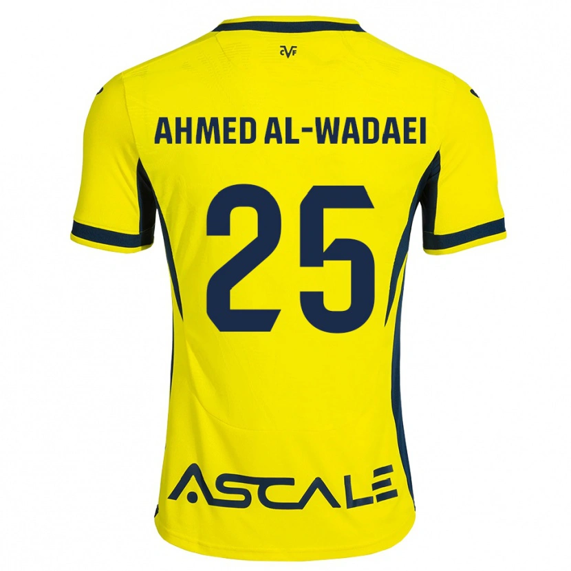 Danxen Homem Camisola Sayed Ahmed Al-Wadaei #25 Amarelo Preto Vermelho Principal 2026/27 Camisa Brasil