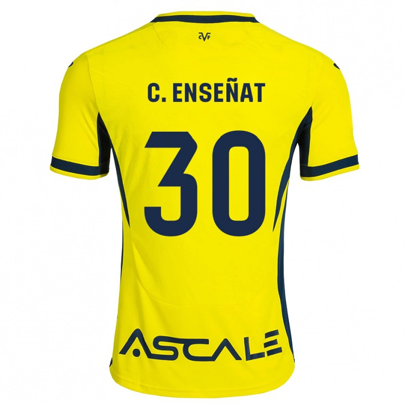 Danxen Homem Camisola Claudia Enseñat Galindo #30 Amarelo Preto Vermelho Principal 2026/27 Camisa Brasil