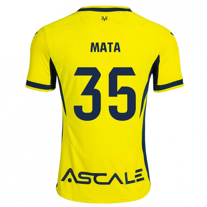 Danxen Homem Camisola Jordi Mata #35 Amarelo Preto Vermelho Principal 2026/27 Camisa Brasil