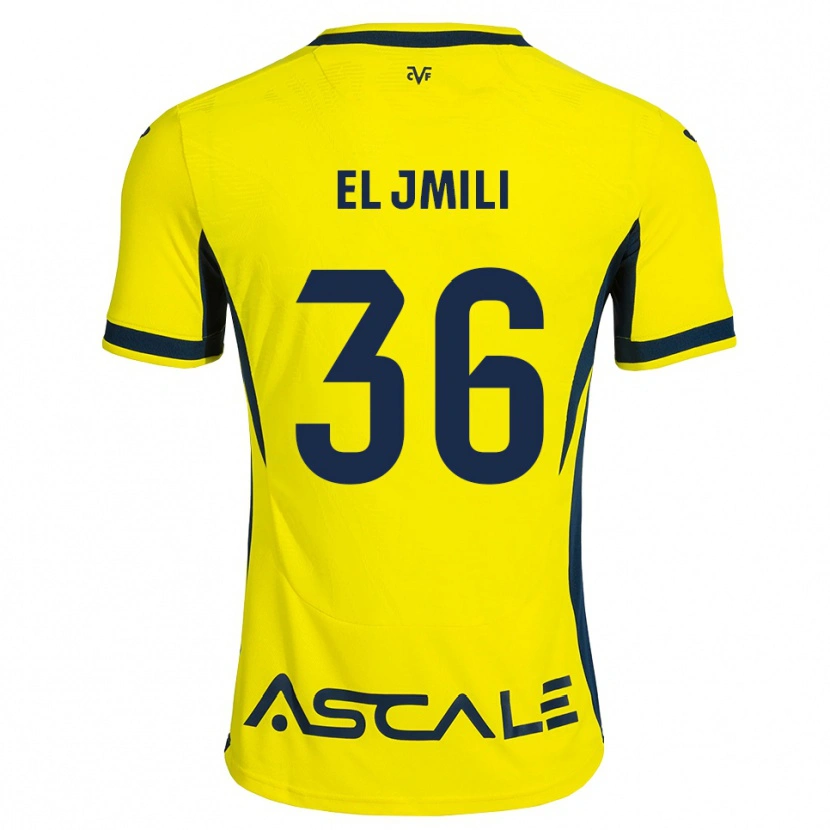 Danxen Homem Camisola Nizar El Jmili #36 Amarelo Preto Vermelho Principal 2026/27 Camisa Brasil
