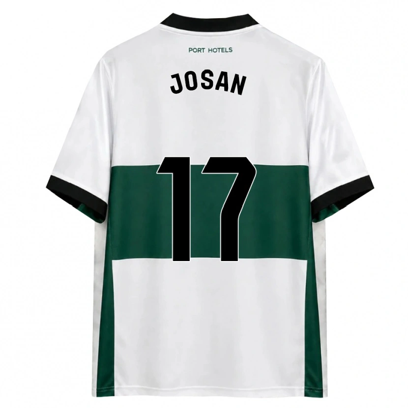 Danxen Homem Camisola José Antonio Ferrández Pomares #17 Verde Branco Vermelho Principal 2026/27 Camisa Brasil