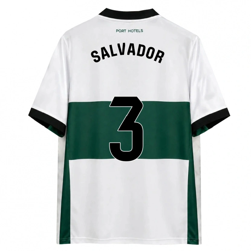 Danxen Homem Camisola Nico Salvador #3 Verde Branco Vermelho Principal 2026/27 Camisa Brasil