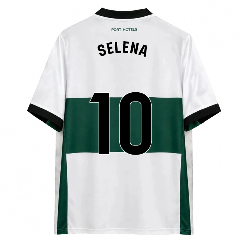 Danxen Homem Camisola Selena Del Carmen Salas Alonso #10 Verde Branco Vermelho Principal 2026/27 Camisa Brasil