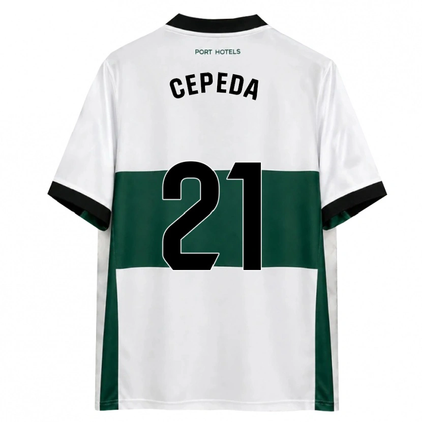 Danxen Homem Camisola Lucas Cepeda #21 Verde Branco Vermelho Principal 2026/27 Camisa Brasil