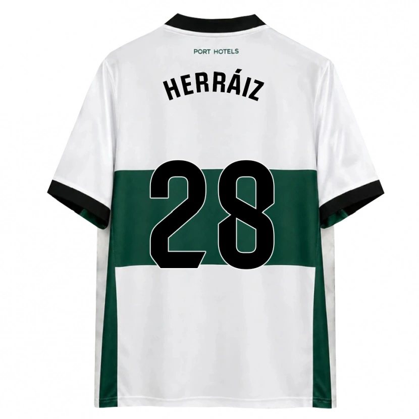 Danxen Homem Camisola Alex Herráiz #28 Verde Branco Vermelho Principal 2026/27 Camisa Brasil