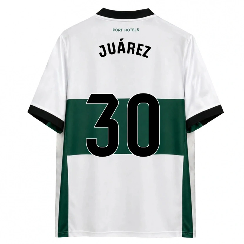 Danxen Homem Camisola Salva Juárez #30 Verde Branco Vermelho Principal 2026/27 Camisa Brasil
