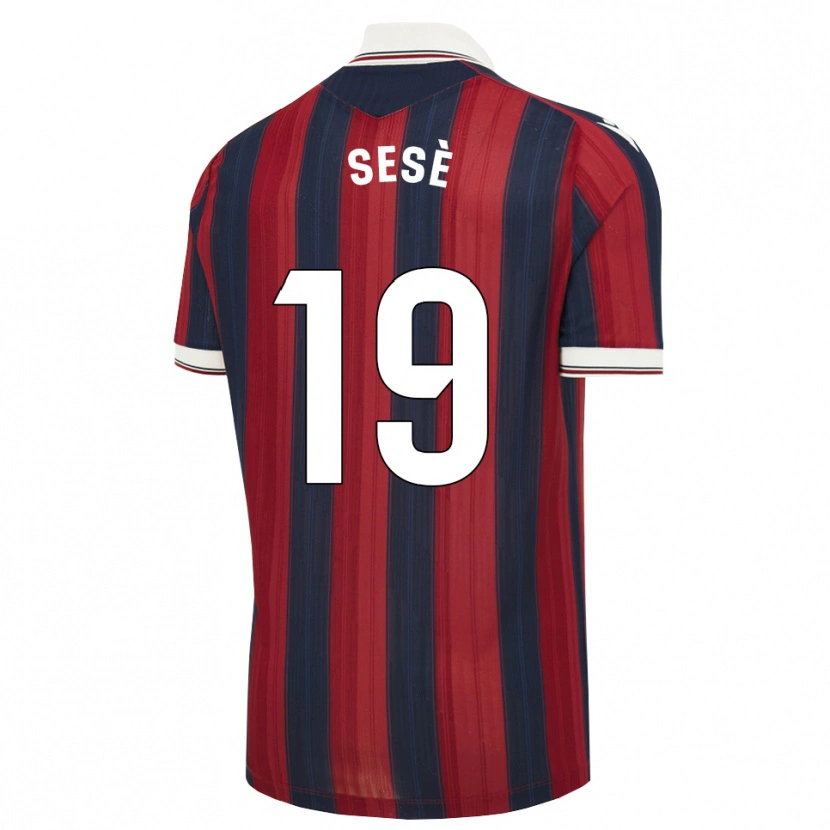 Danxen Homem Camisola Mario Sesè #19 Azul Meia-Noite Vermelho Principal 2026/27 Camisa Brasil