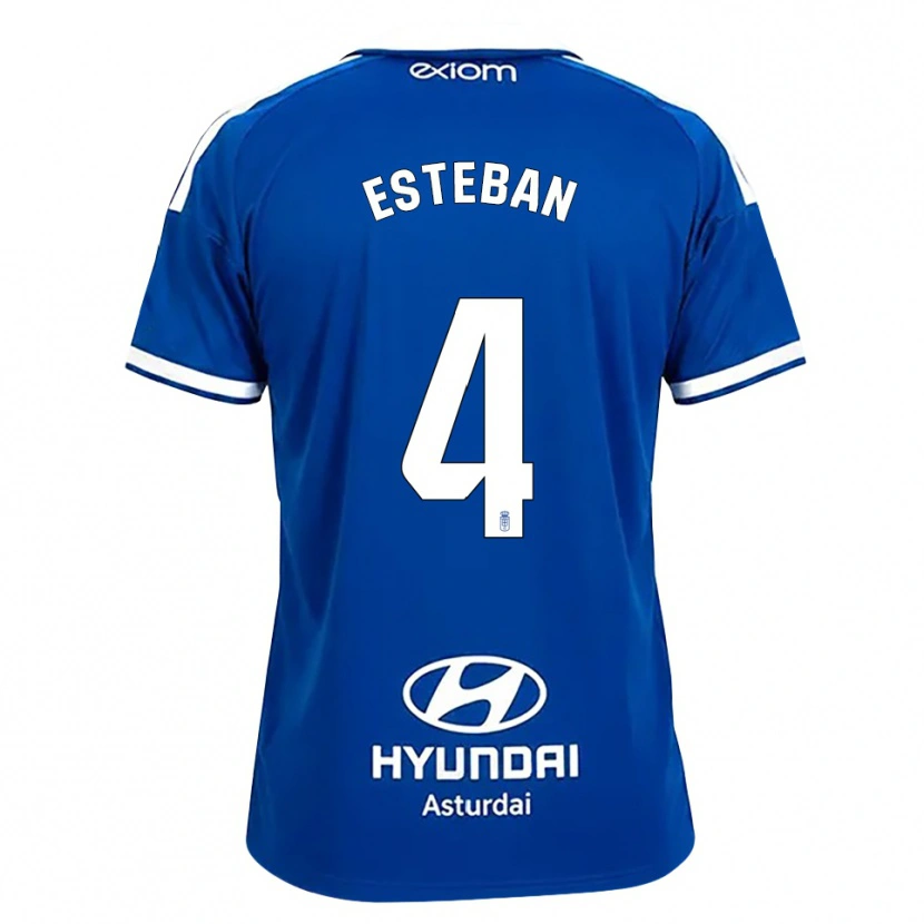 Danxen Homem Camisola Marco Esteban #4 Azul Médio Branco Principal 2026/27 Camisa Brasil