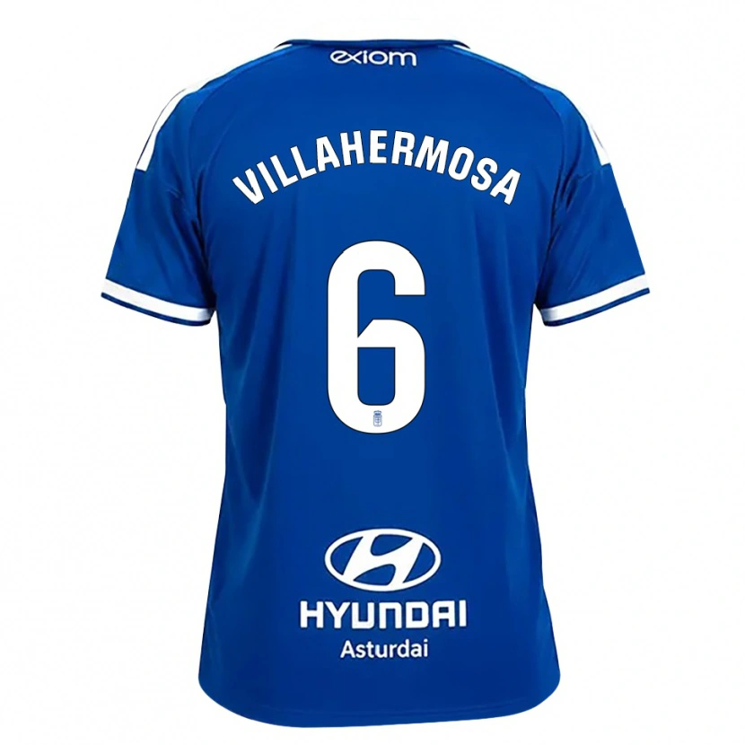 Danxen Homem Camisola Dani Villahermosa #6 Azul Médio Branco Principal 2026/27 Camisa Brasil