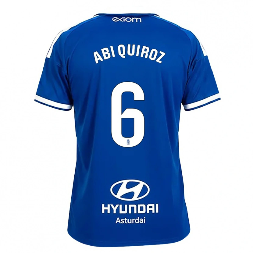 Danxen Homem Camisola Abi Quiroz #6 Azul Médio Branco Principal 2026/27 Camisa Brasil