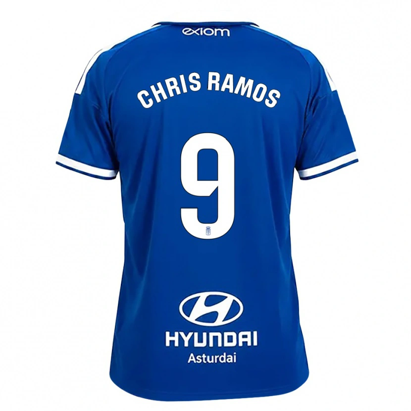 Danxen Homem Camisola Chris Ramos #9 Azul Médio Branco Principal 2026/27 Camisa Brasil