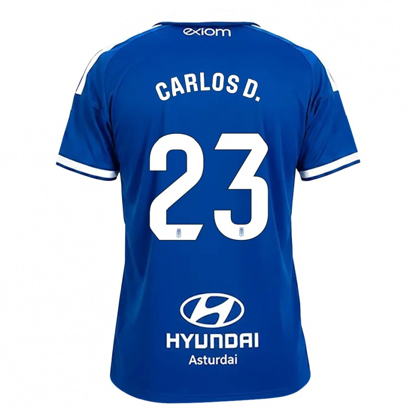 Danxen Homem Camisola Carlos Domínguez #23 Azul Médio Branco Principal 2026/27 Camisa Brasil