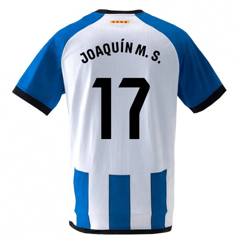 Danxen Homem Camisola Joaquín Sánchez #17 Azul Real Branco Principal 2026/27 Camisa Brasil