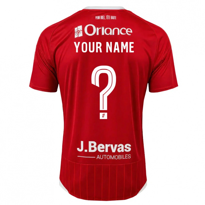 Danxen Homem Camisola Seu Nome #0 Branco Vermelho Principal 2026/27 Camisa Brasil