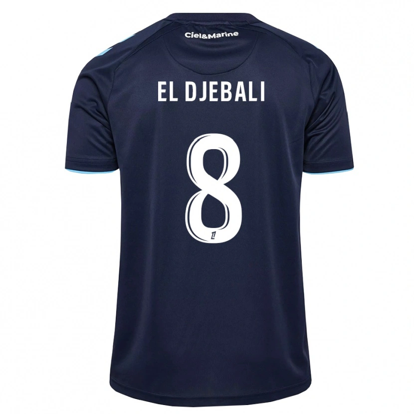 Danxen Homem Camisola Rayan El Djebali #8 Azul Centáurea Azul Meia-Noite Principal 2026/27 Camisa Brasil