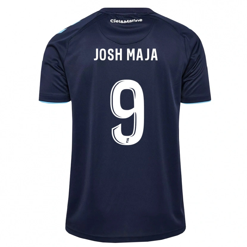 Danxen Homem Camisola Josh Maja #9 Azul Centáurea Azul Meia-Noite Principal 2026/27 Camisa Brasil