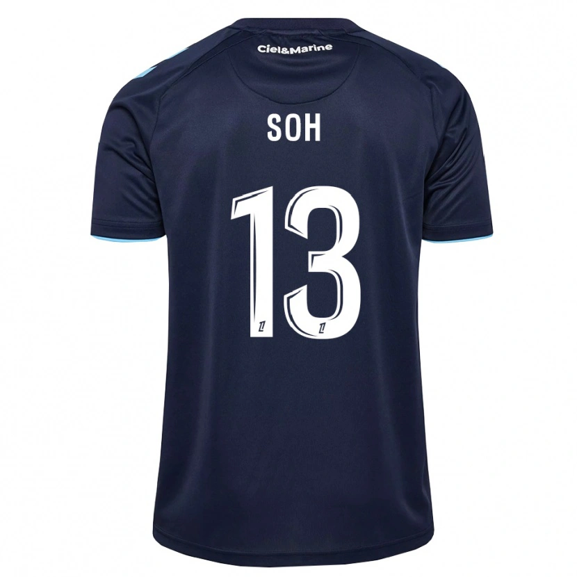 Danxen Homem Camisola Yanis Soh #13 Azul Centáurea Azul Meia-Noite Principal 2026/27 Camisa Brasil